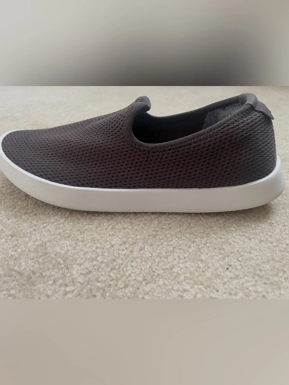 Allbirds Tree Lounger Men’s Size 9 Dark Brown Slip On Comfort Walking Shoes